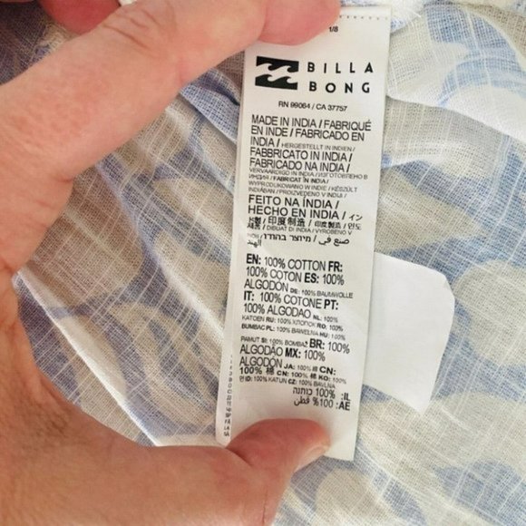 Billabong BNWT Beyond Blue Wrap Dress Womens Size Medium - Picture 8 of 16